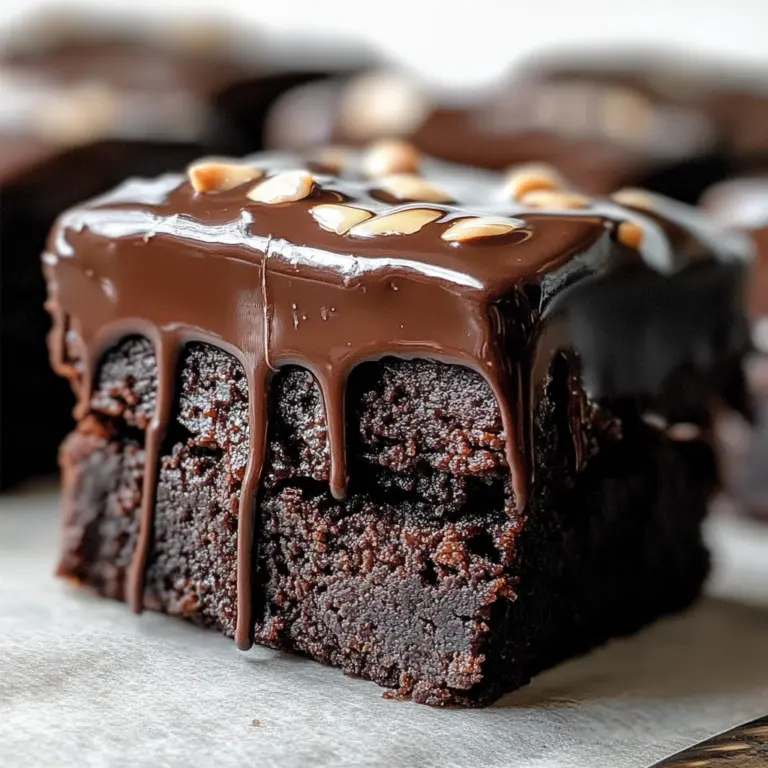 5-Ingredient No-Bake Chocolate Covered Brownies