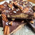 Carb-less Chocolate Peanut Butter Pecan Bark