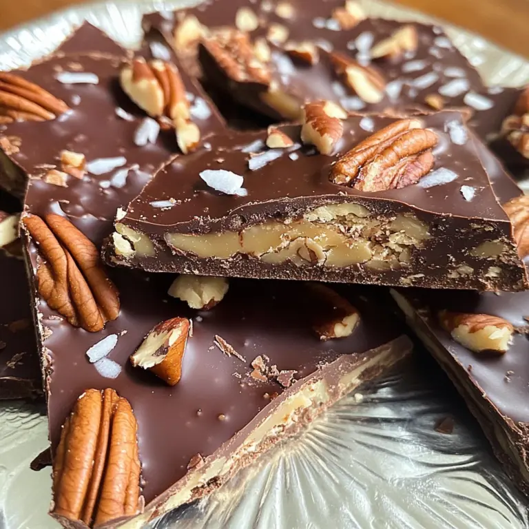 Carb-less Chocolate Peanut Butter Pecan Bark