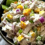 Cottage Cheese Chicken Salad with Banana Peppers