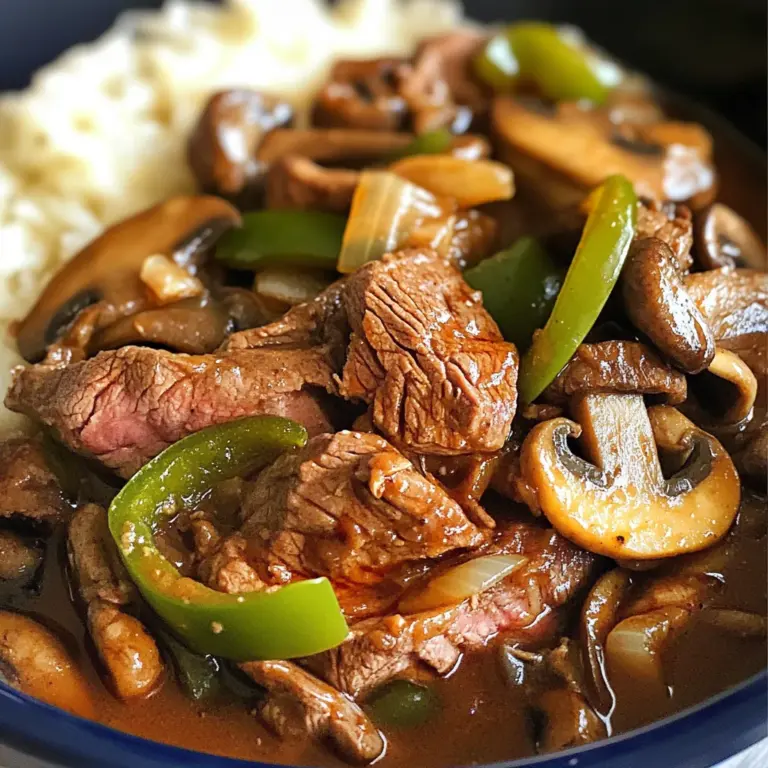 Crockpot Pepper Steak