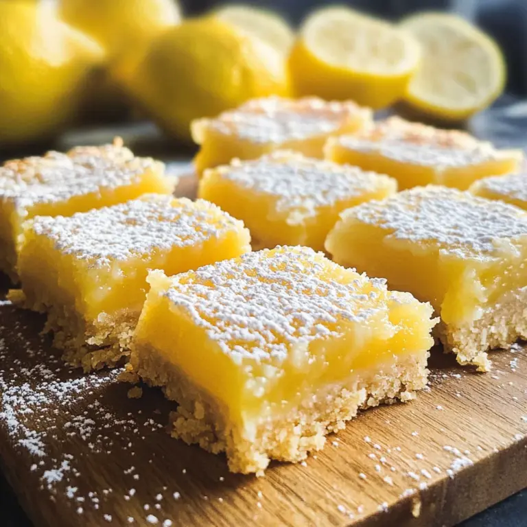 Easy Gluten Free Lemon Bars