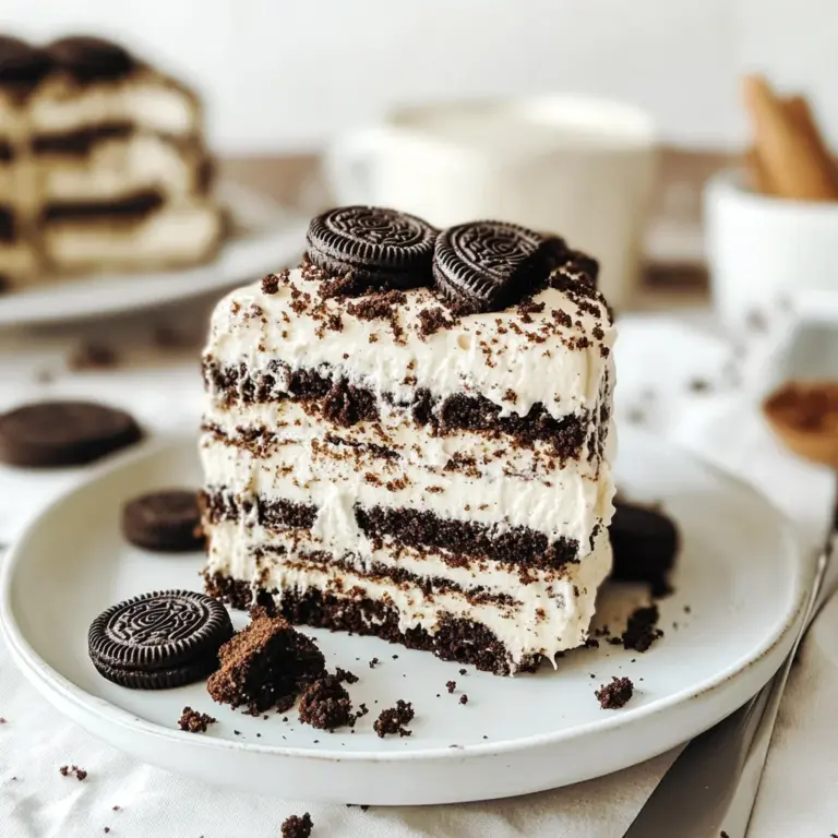 Easy Vegan Oreo Tiramisu
