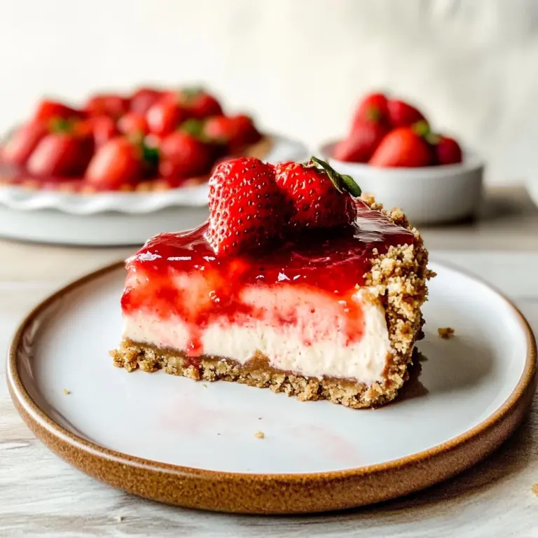 Gluten Free & Vegan Strawberry Cheesecake (with Oat Milk)