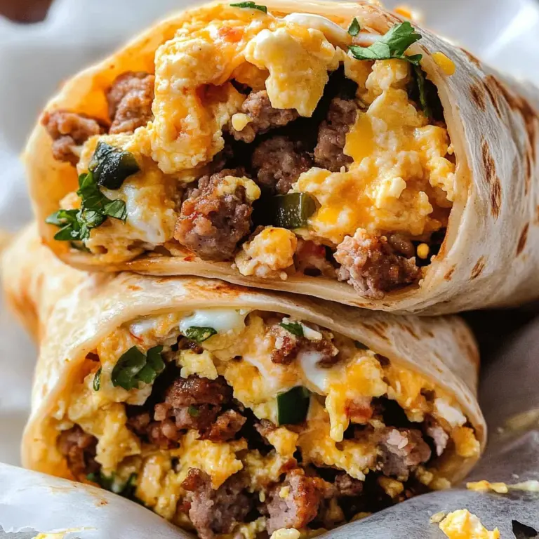 High Protein Breakfast Burritos
