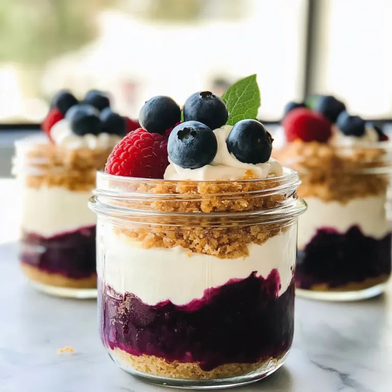 High Protein Cheesecake Jars