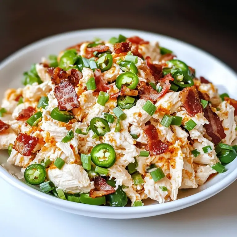 KETO JALAPENO POPPER CHICKEN SALAD