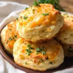 Keto Cheddar Garlic Biscuits