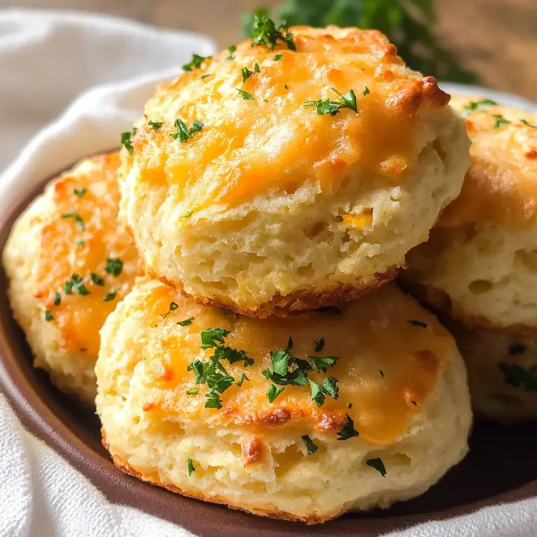 Keto Cheddar Garlic Biscuits