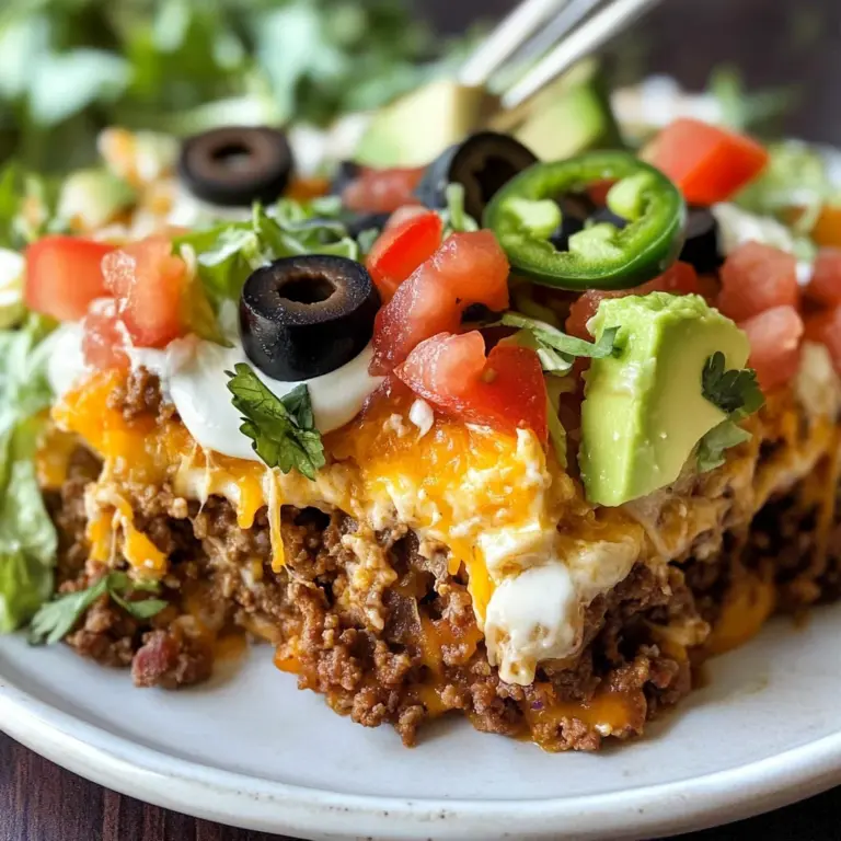Low Carb Taco Casserole Recipe