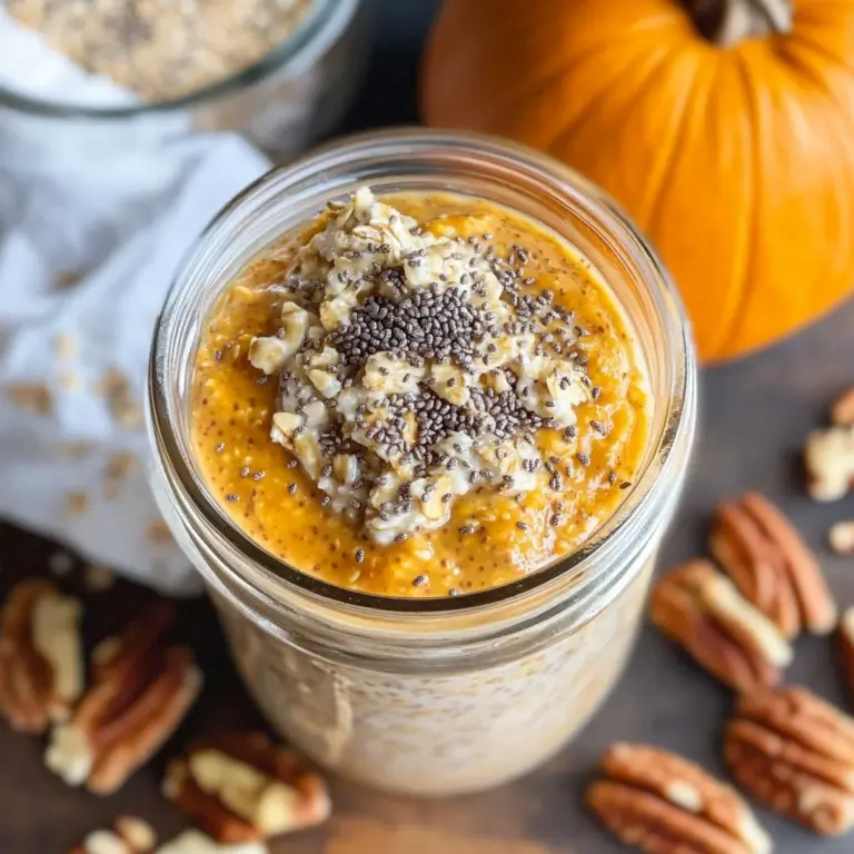 Pumpkin Overnight Oats Recipe