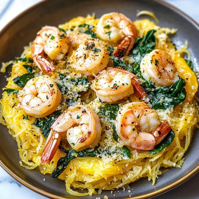 Spaghetti Squash Shrimp Scampi Recipe