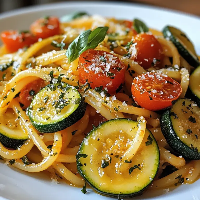 Tomato Zucchini Pasta