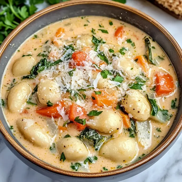 Vegan Chickpea Gnocchi Soup