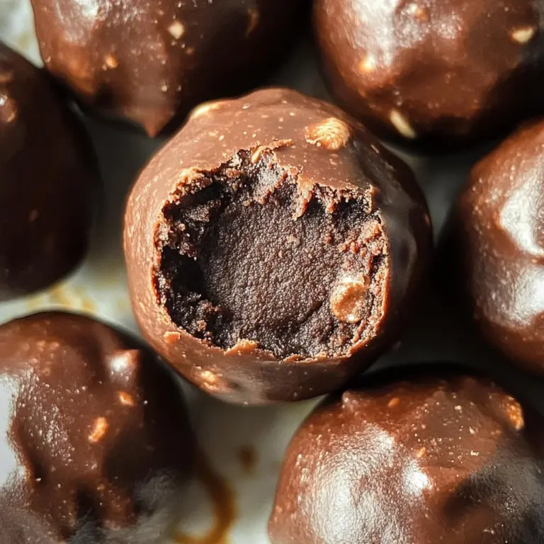 3-Ingredient No Bake Brownie Bites