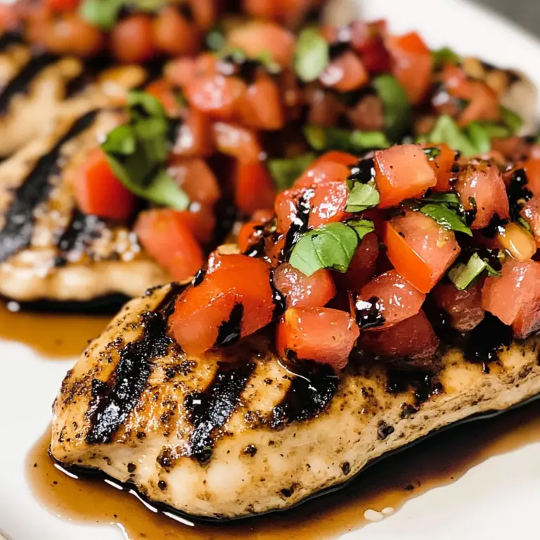 30-Minute Bruschetta Chicken (Grilled or Baked)