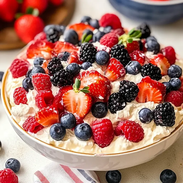 Berry Cheesecake Salad