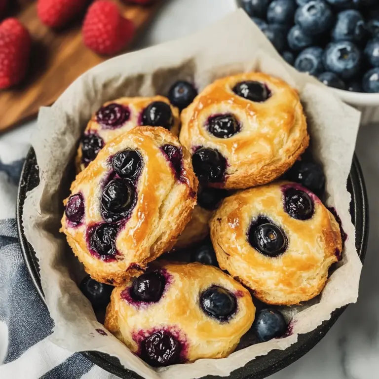 Blueberry Protein Breakfast Pastries