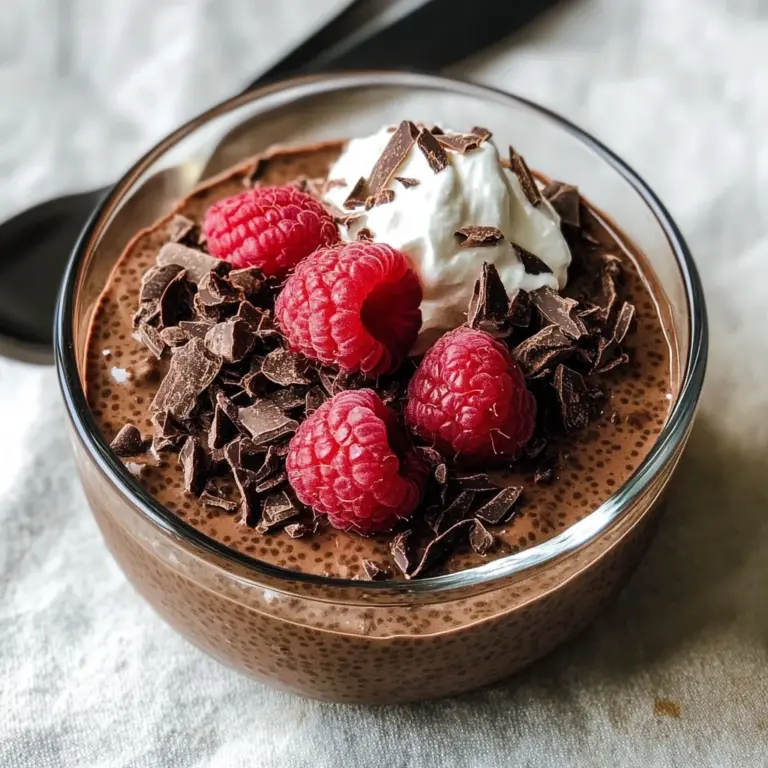 Chocolate Chia Seed Pudding