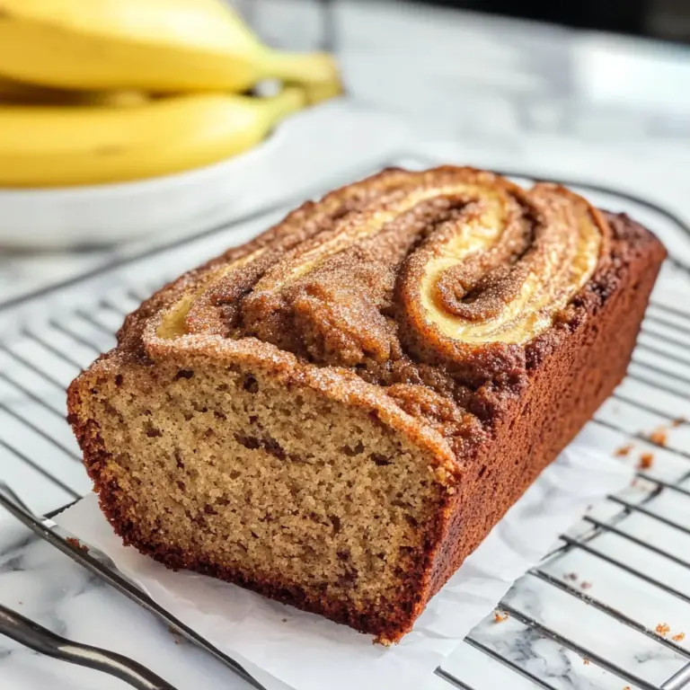 Cinnamon Swirl Banana Bread (gluten-free, dairy-free option)