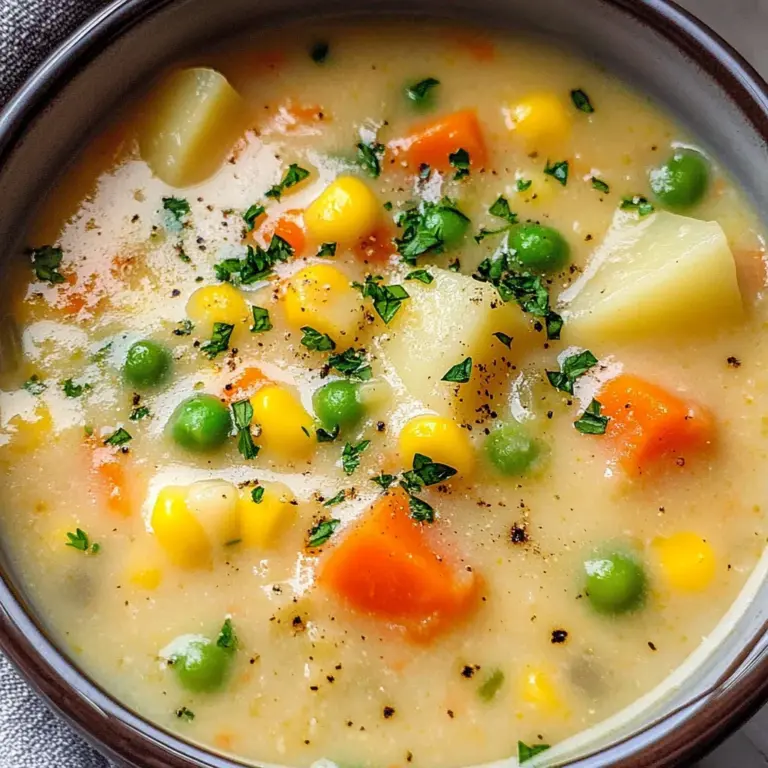 Creamy Vegetable Soup Recipe