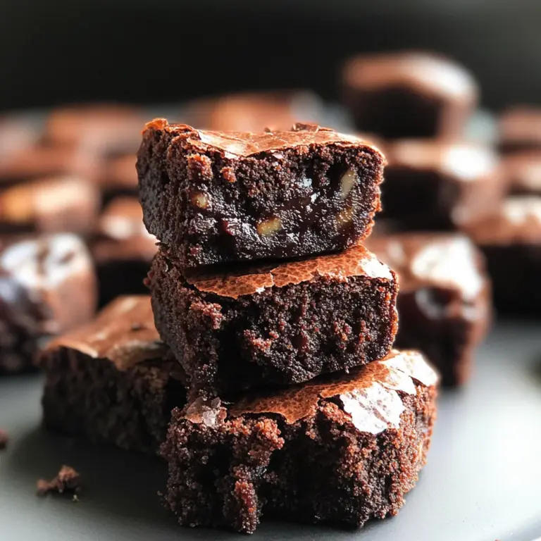 Date Brownies (No Flour!)