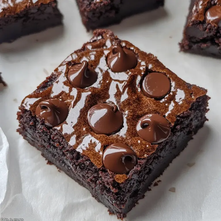 Flourless Greek Yogurt Brownies