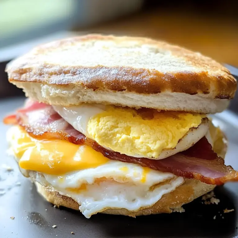 Freezer Breakfast Sandwiches - 3 Smart Points
