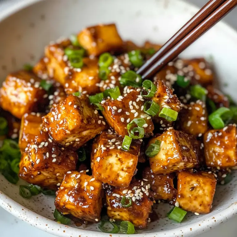 Garlic Sesame Tofu
