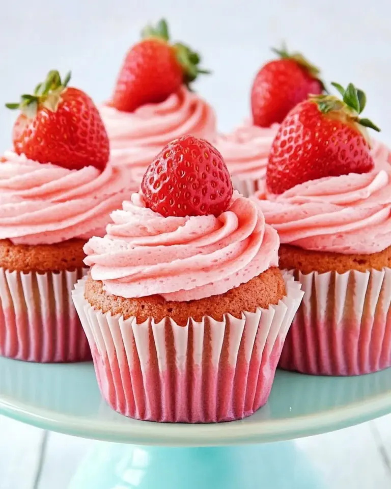 Gluten-Free Strawberry Cupcakes