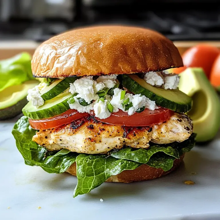 Greek Chicken Burgers