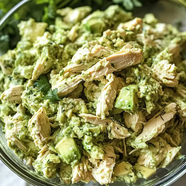 Healthy Green Goddess Chicken Salad (High-Protein)