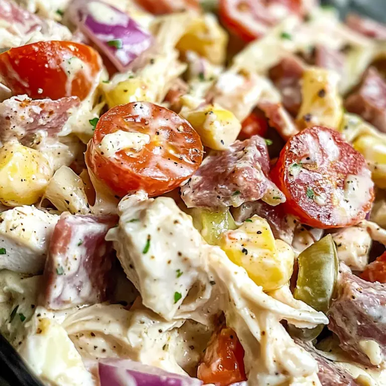 Italian Grinder Chicken Salad
