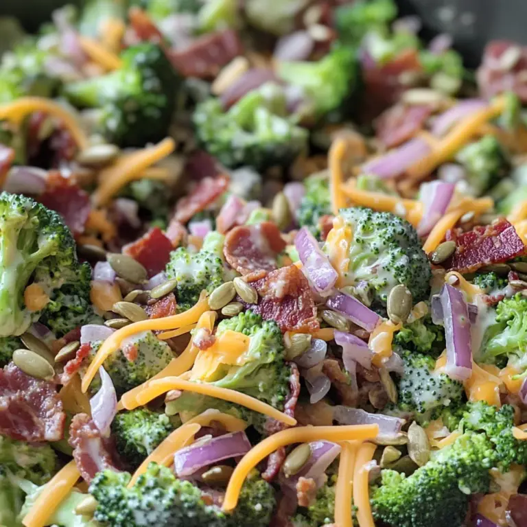 Keto Broccoli Salad Recipe