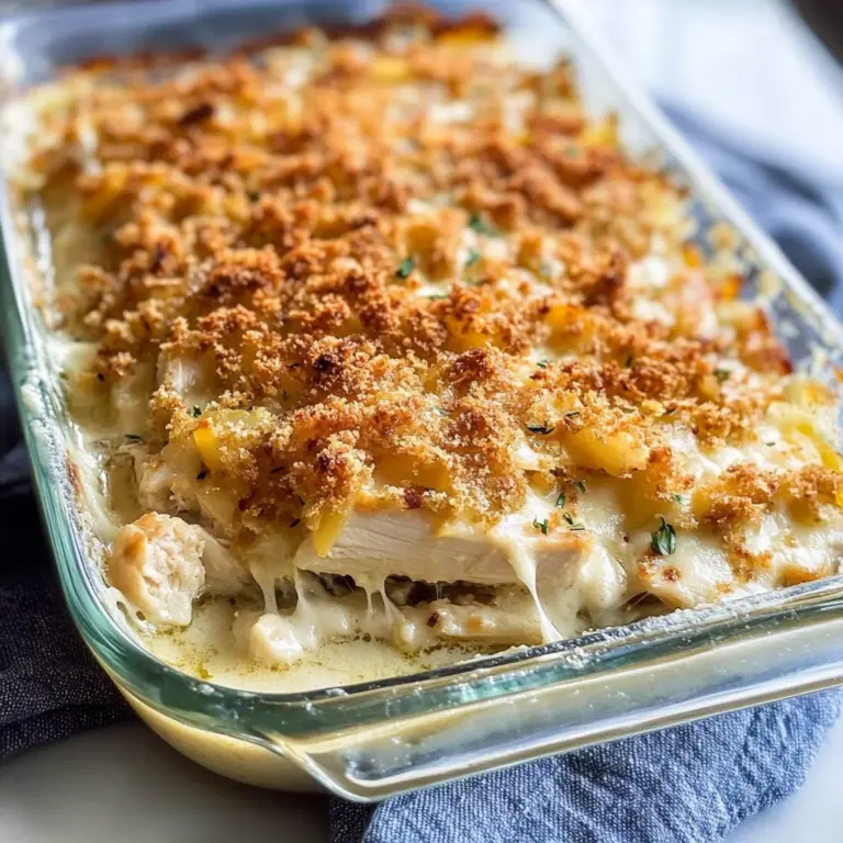 Low Carb Swiss Chicken Casserole