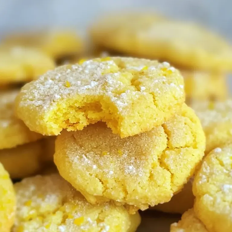 Sugar Free Lemon Cookie Recipe