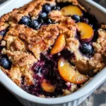Vegan Brown Butter Peach Cobbler