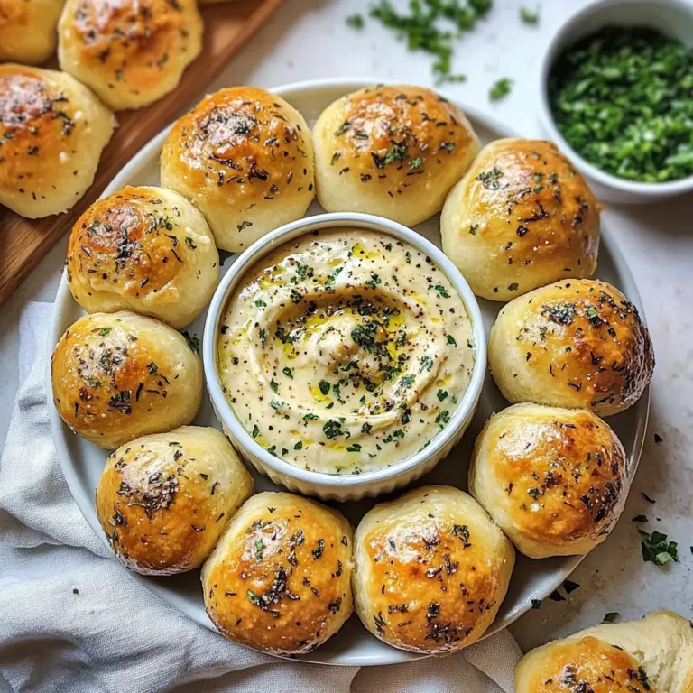 Vegan Garlic Dough Balls