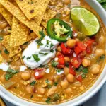 Vegan White Chickpea Chili