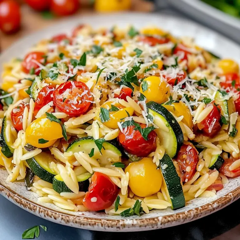 Easy Roasted Vegetable Orzo Recipe
