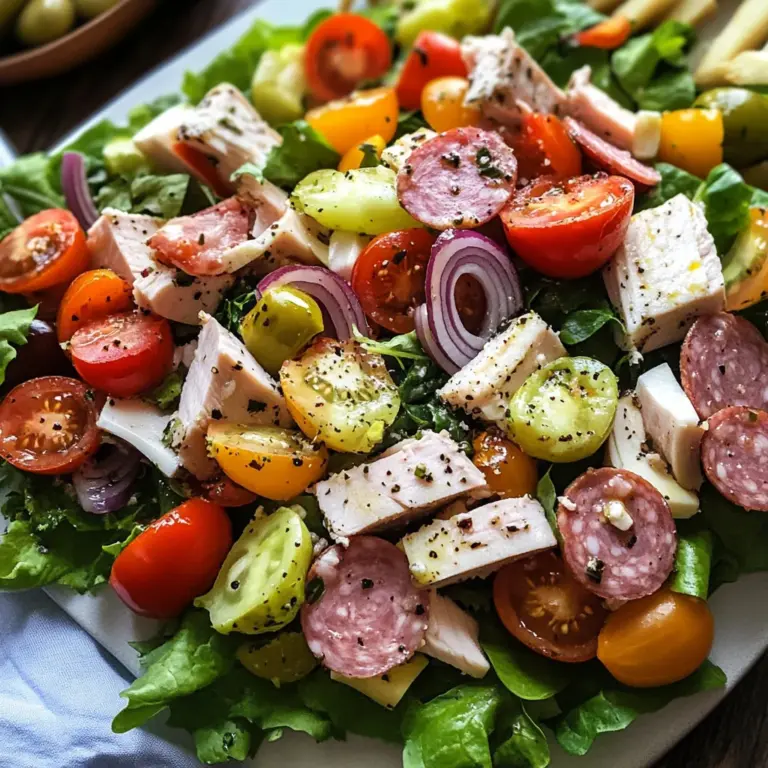 Healthy Italian Sub Salad