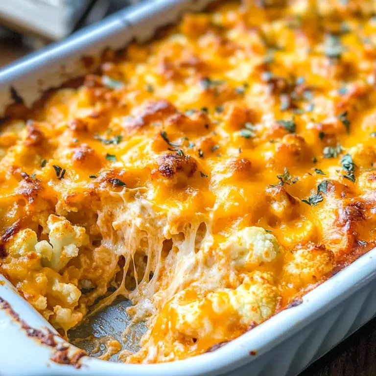 Keto Buffalo Chicken Casserole