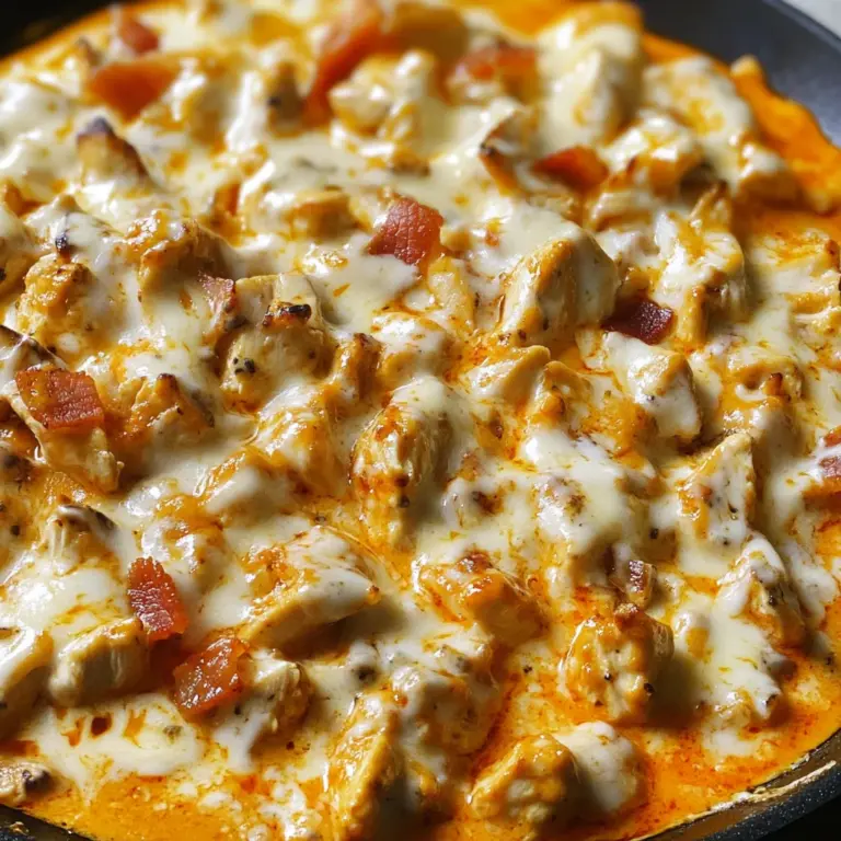 Keto Buffalo Chicken Skillet