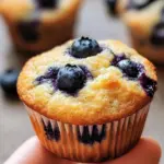 Low Carb Greek Yogurt Blueberry Muffins