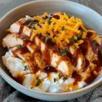 Macro Friendly BBQ Ranch Chicken Bowl with 42g of Protein