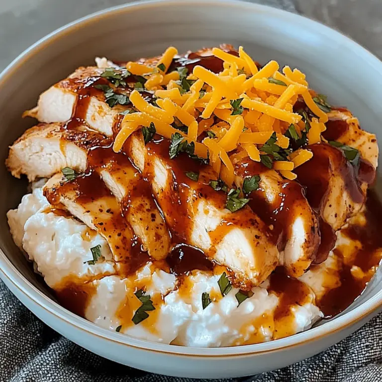Macro Friendly BBQ Ranch Chicken Bowl with 42g of Protein
