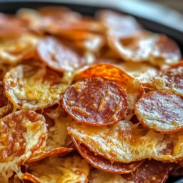 Pepperoni Cheese Crisps