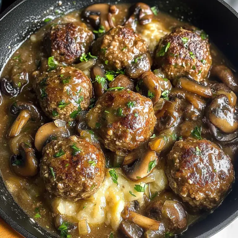 Salisbury Steak Meatballs