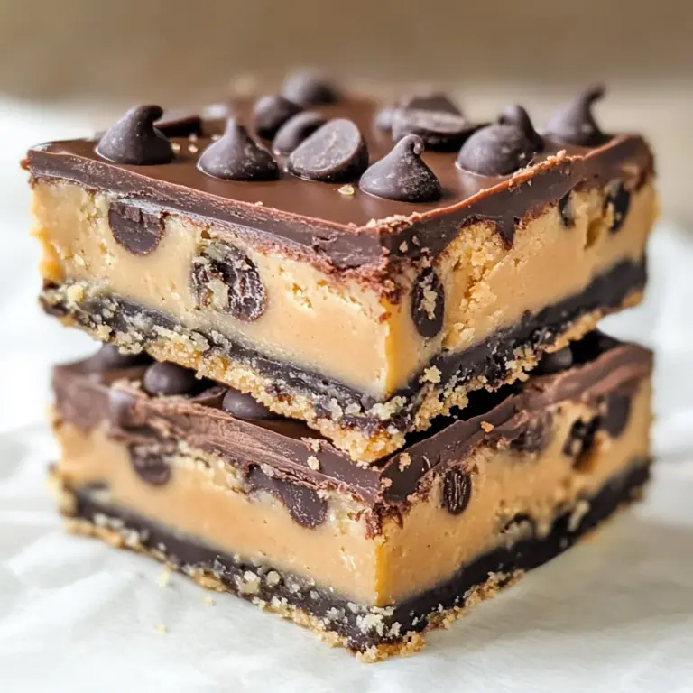 Vegan Cookie Dough Caramel Bars