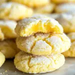 Vegan Lemon Crinkle Cookies